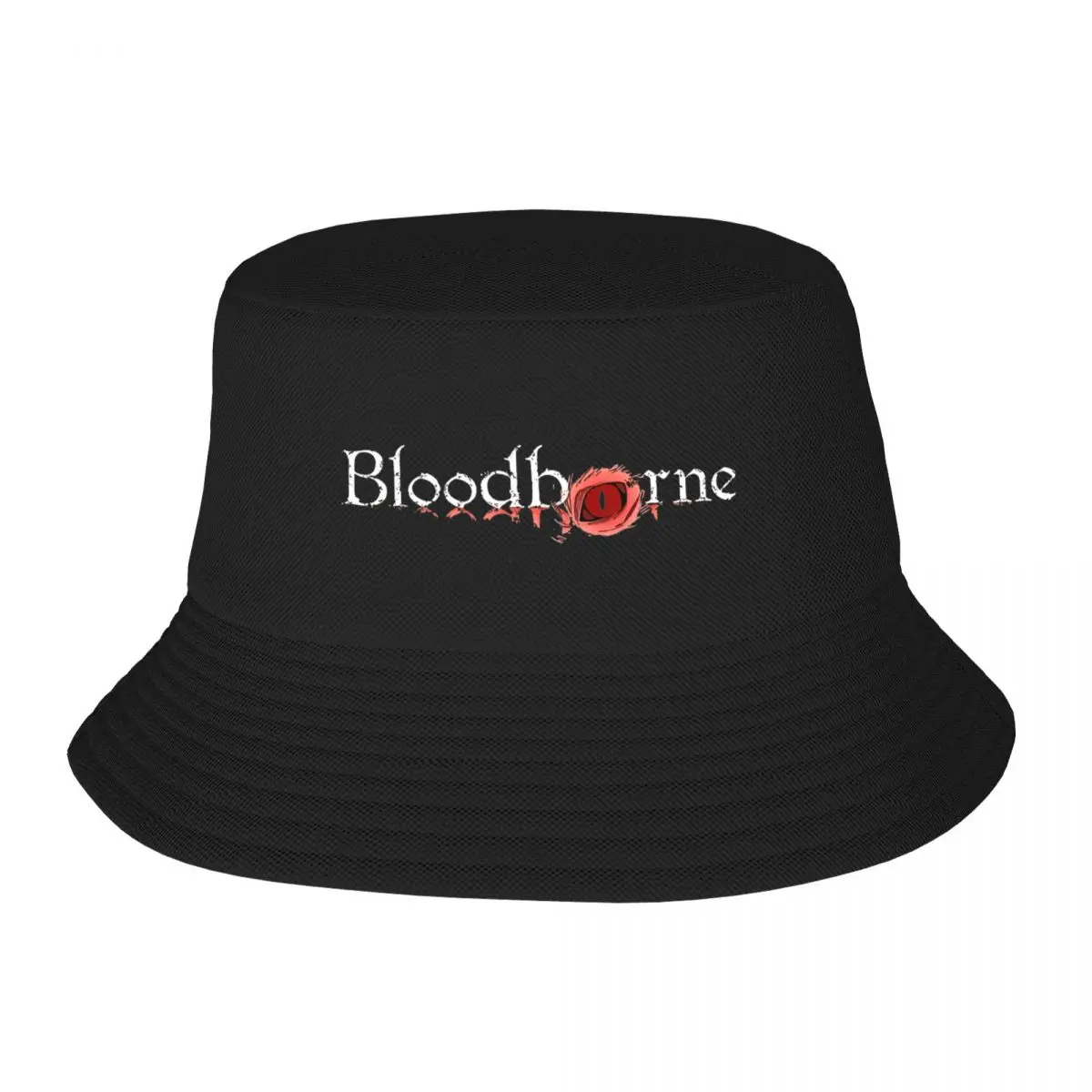 Bloodborne Game Bucket Hat for Unisex Summer Field Hat Fashion Foldable for Hiking Fishing Fisherman Cap Ispoti