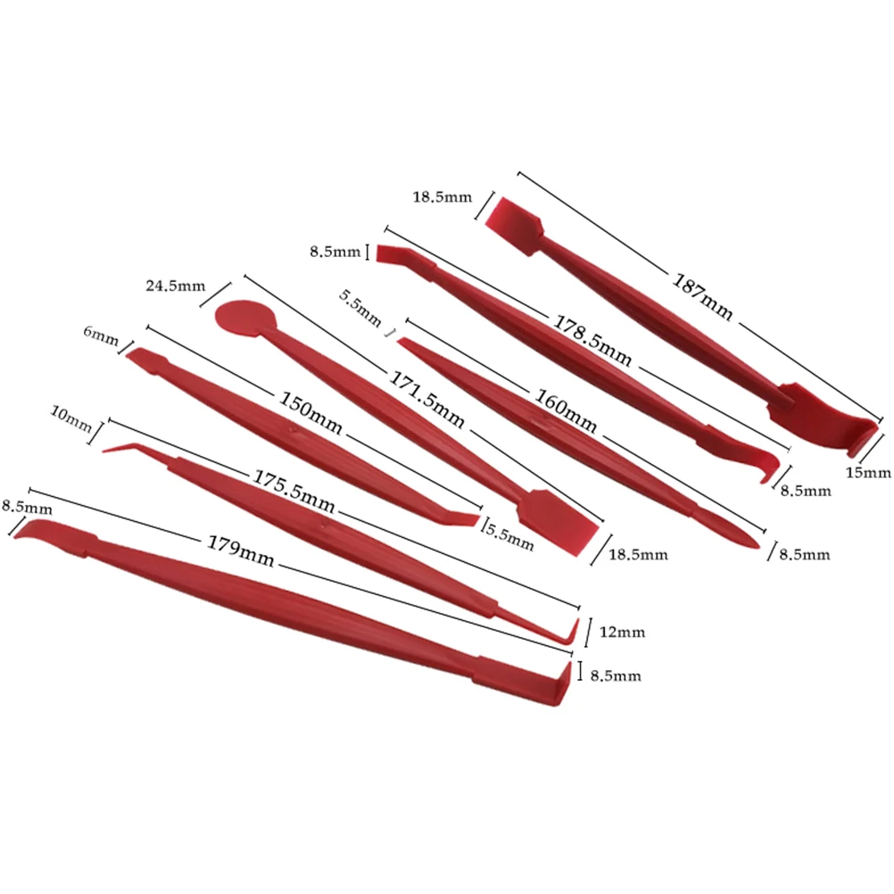

7pcs Car Film Tool Set Durable PP Material Window Tint Squeegee No Scratch Stickers Accessories Kit