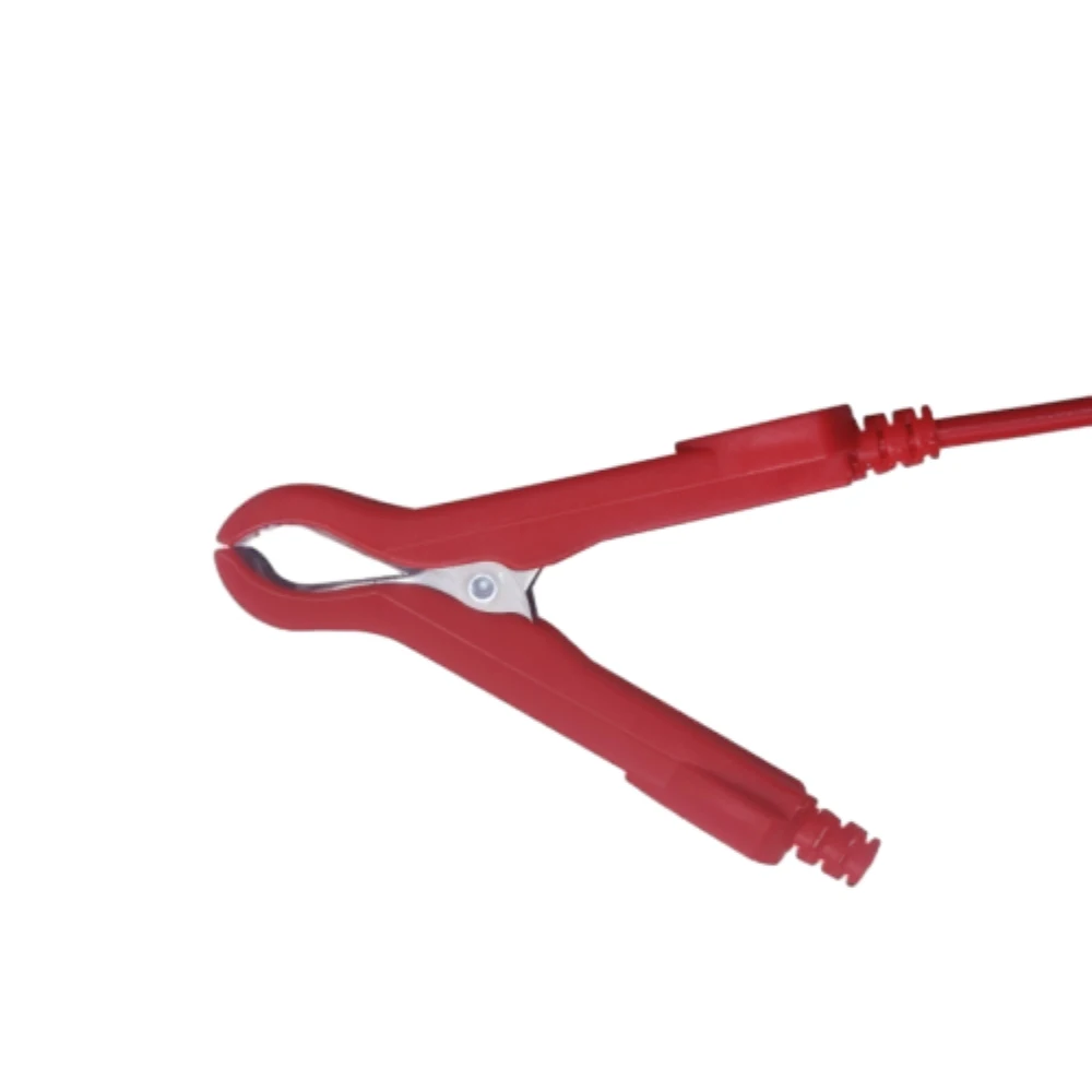 30A 90mm Crocodile Car Battery Test Clips Emergency Start Power Alligator Clips Connector Red+Black 10PCS