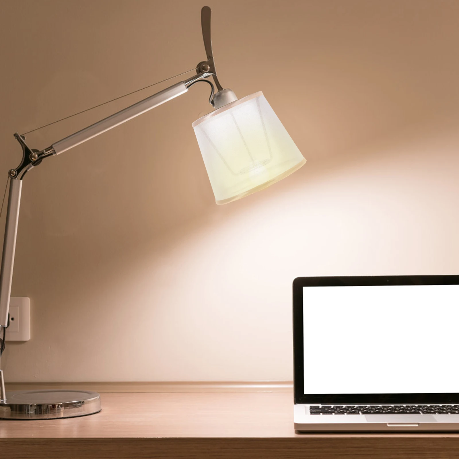 

Fabric Shade 30Cm Cloth Cover For Table Desk Bedside Hanging Hotel Restaurant Decor Lamp Shades Accessory