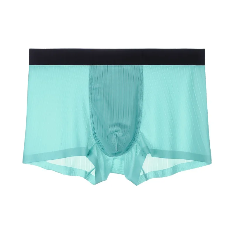 

3PC Men's underwear, men's ice silk modal thin, seamless, breathable briefs, men's leggings, antibacterial quad-corner shorts