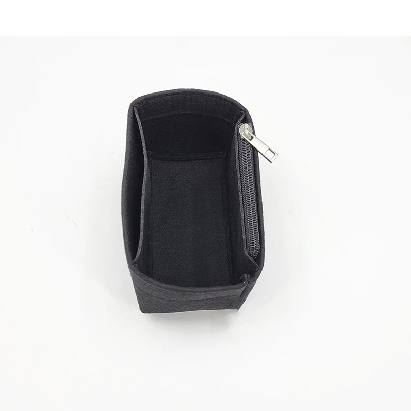 For Gg Marmont Shoulder Bag Small Mini Organizer With Zipper,Camera Bag Insert, Felt Liner Bag Protector Shaper Snug Sturdy