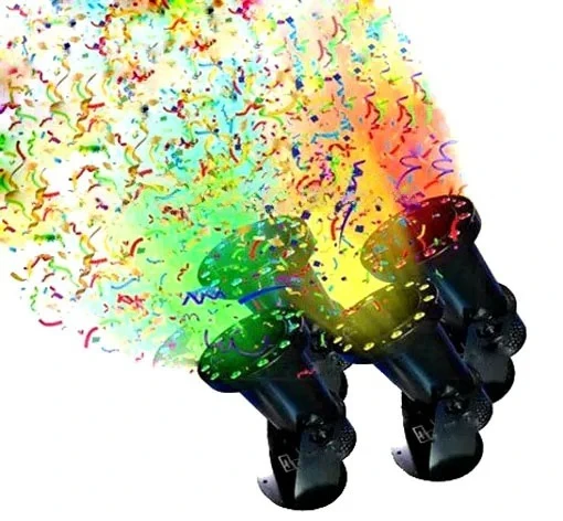 

Paper Automatic Cannon Blower Drop Hanging Dmx Wedding Party Show Blaster Stage Equipment Large Rgb Electric Confetti Machine