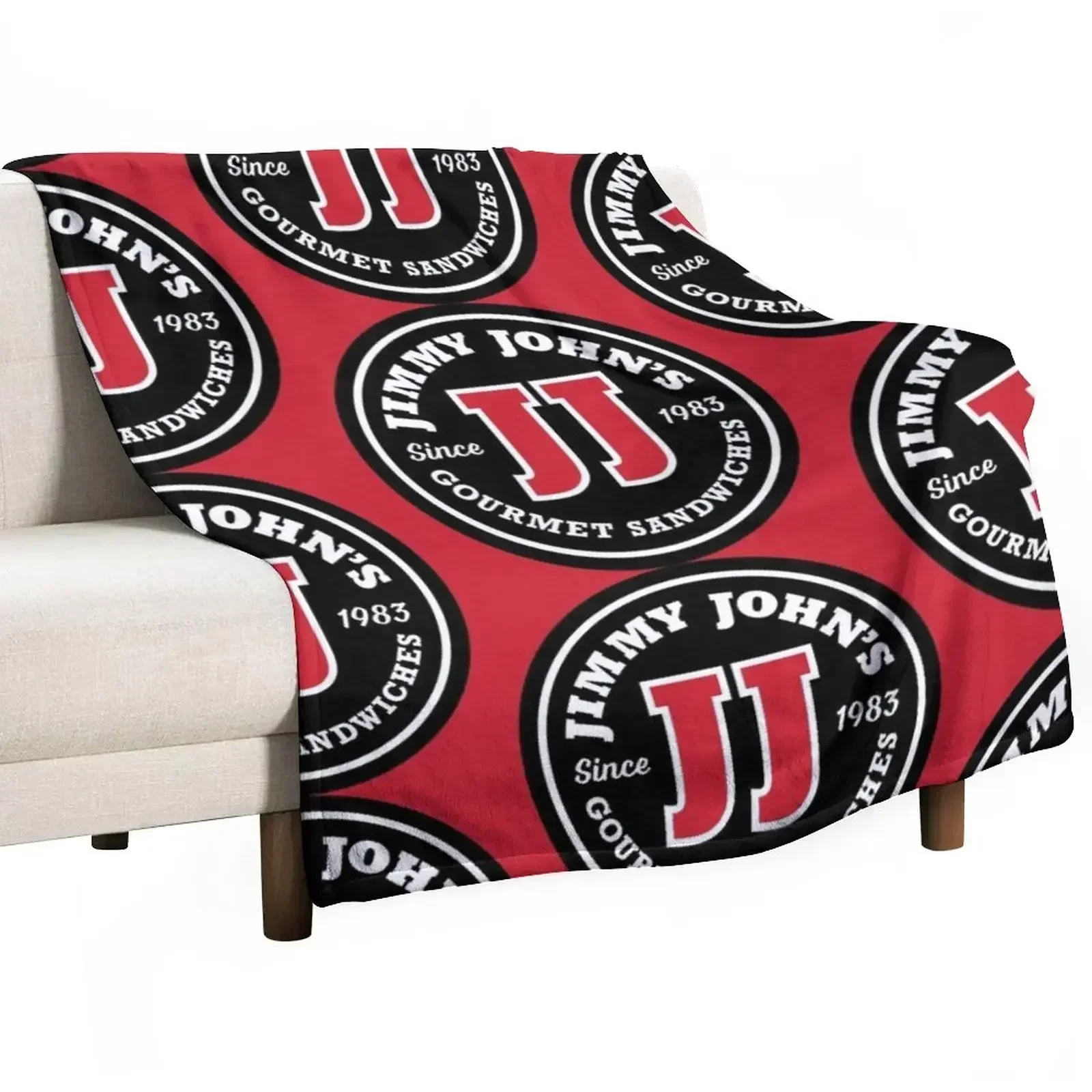 Resto Sandwich Jimmy John's Throw Blanket Comforter Flannels blankets ands funny gift Blankets