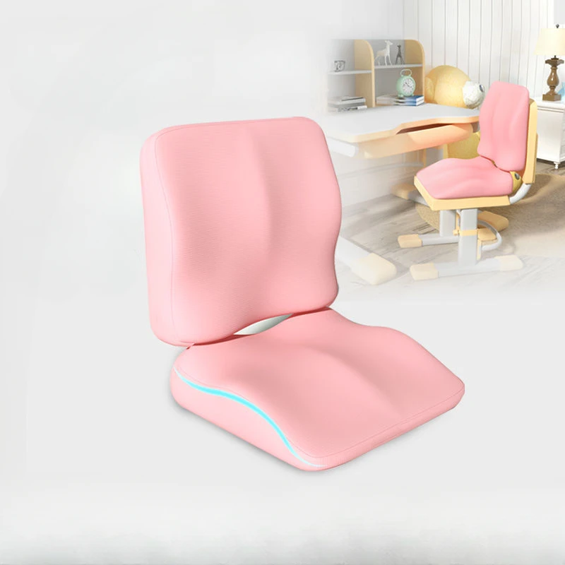 

Children's Seat Cushion Backrest Integrated Waist Heightening Cushion Study Chair Classroom Student Chair Seat Cushion Butt Pad