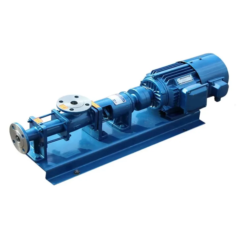 

High Quality G Type Stainless Steel Single Screw Pump Electric Ac Motor Iron Material for Sewage Oils With High Pressure