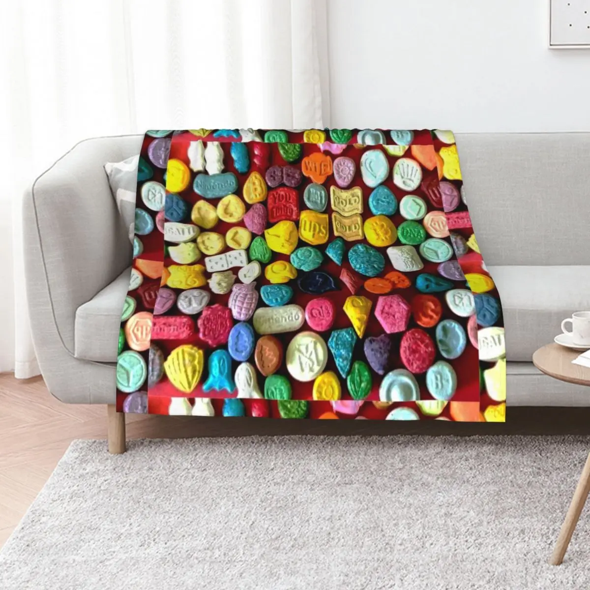 

Ecstacy Throw Blanket Fashion Sofas warm winter Furrys Luxury Designer Blankets