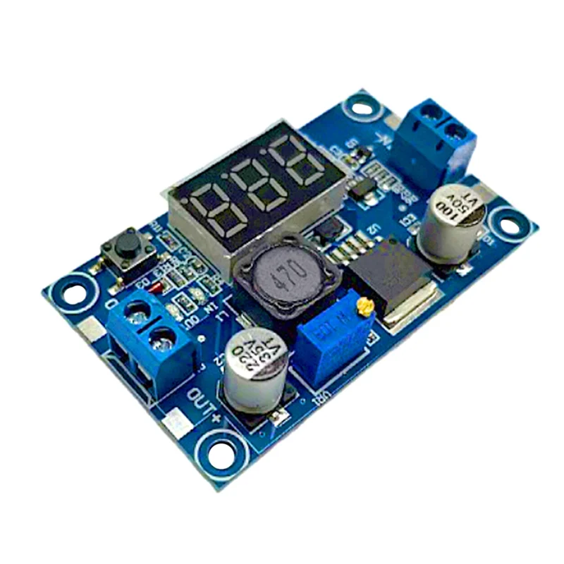 AB53  DC DC Adjustable Converter Voltage Regulator LED Display Voltmeter 4.0-40 To 1.3-37V Power Adapter
