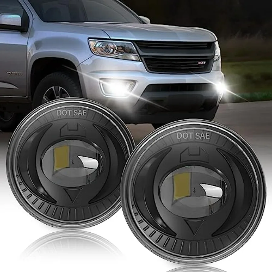 

LED Fog Lights Fit for 07-13 Chevy Avalanche 07-14 Suburban Tahoe GMC Yukon/XL Mustang 08-09 Pontiac G8 Front Driving Fog Lamp