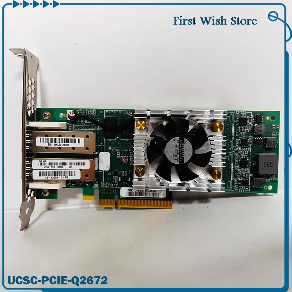 

Двухканальная оптоволоконная карта 16 ГБ QLE2672-CSC UCSC-PCIE-Q2672