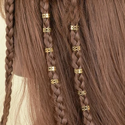 5-10Pcs/Bag Fashion Vintage Women Spiral Hair Accessories Ethnic Style Spiral Hair Tie Hairpin Jewelry Dirty Braid Hair Buckles