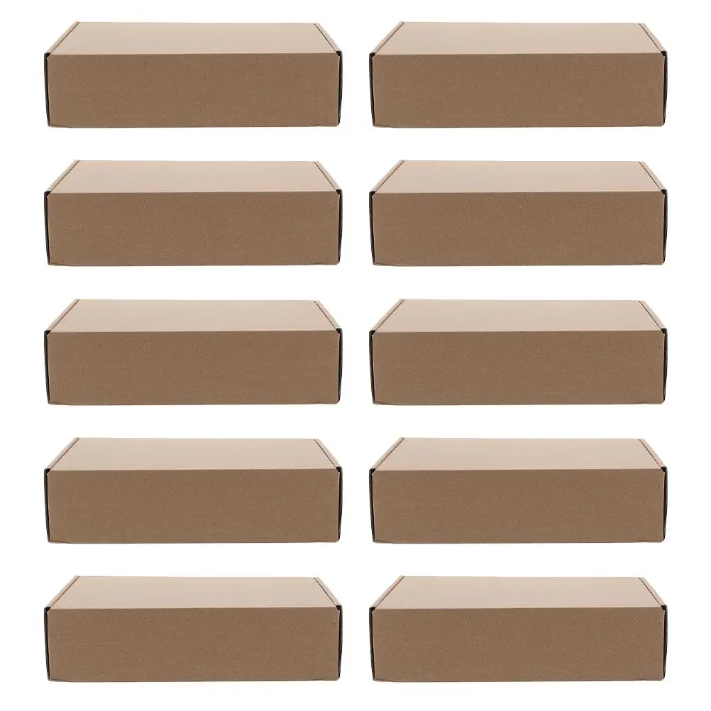 10pcs Triple Layer Shipping Mailer Small Brown Box Mailing Boxes Small Brown Cardboard Boxes For Shipping Box