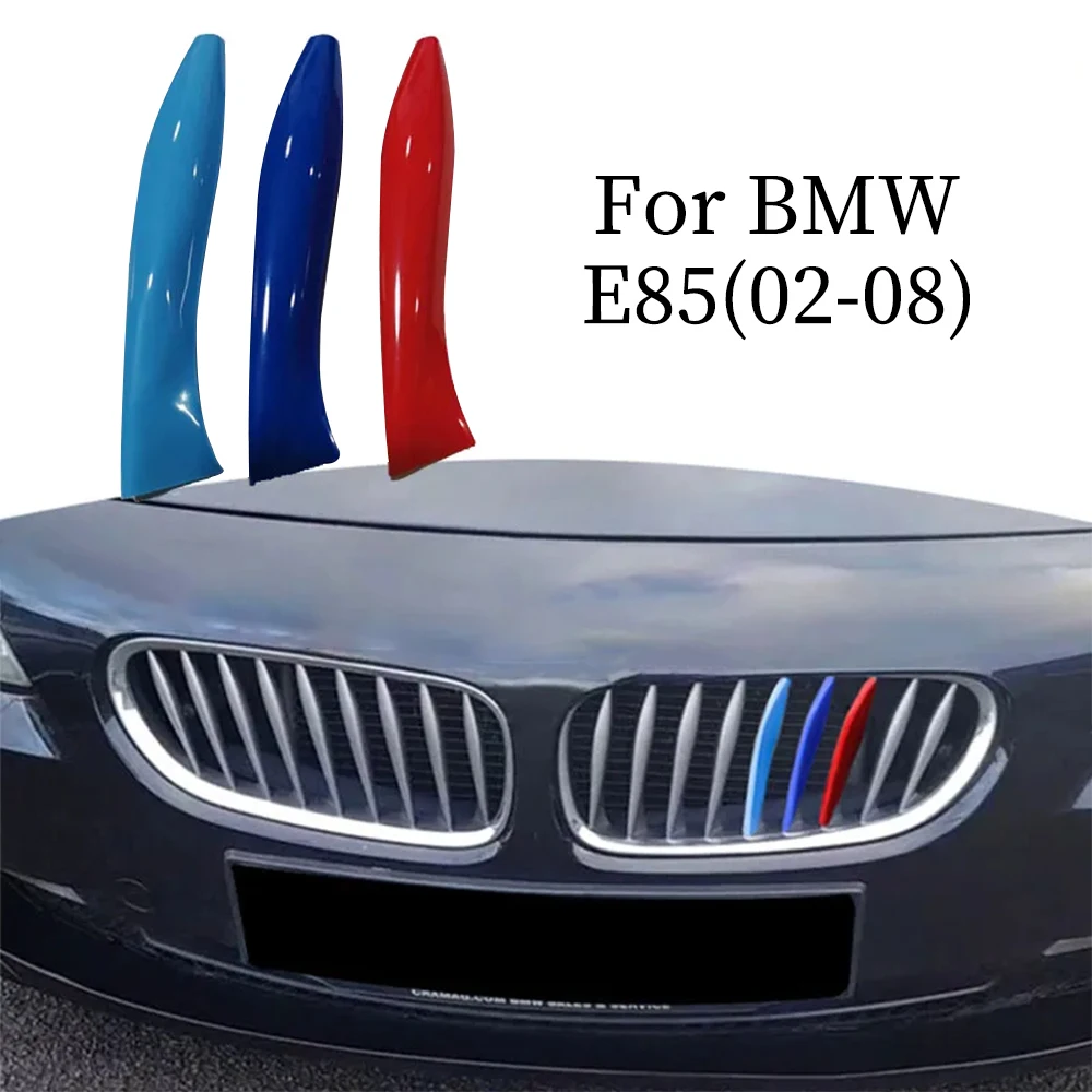 3pcs Front Grille Trim Strip Modifi For BMW Z4 E85 2002-2008 E89 2009-2018 G29 2019-2023 Auto External Accessories view 6