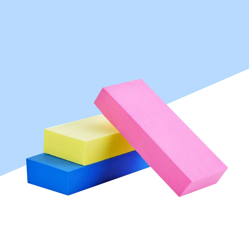 3 قطعة الإسفنج القطن التقشير الإسفنج مكعب لينة ماصة منظف الجسم للاستحمام اليومي والتنظيف المنزلي استخدام لون عشوائي #2