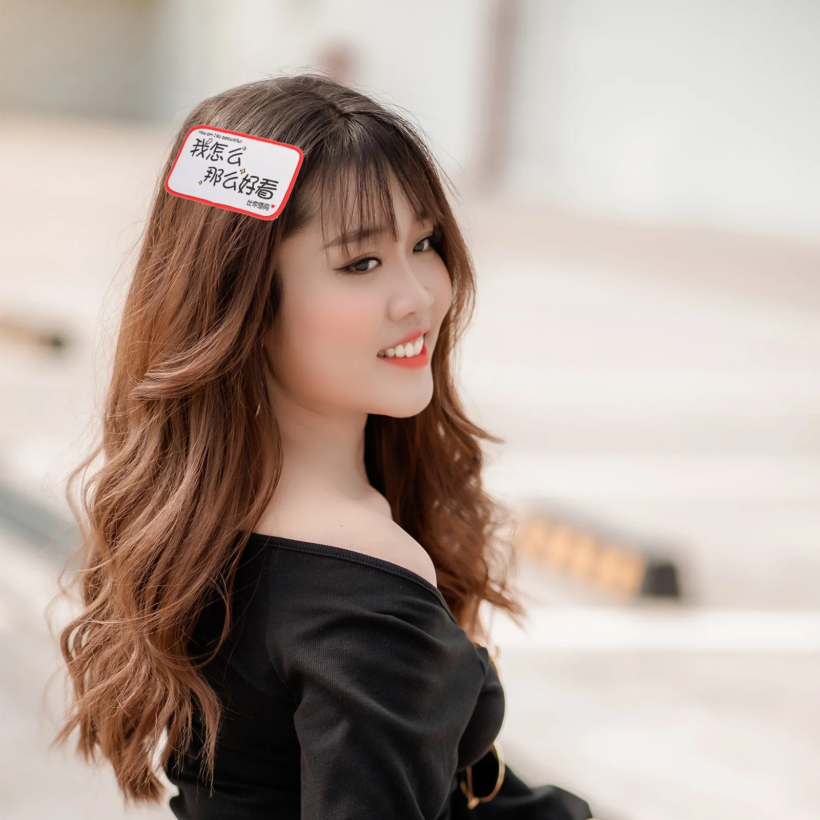

5pcs Bangs Hair Pad Gentle Scalp Polyester Sticker Holds Fringe Place Perfect for Makeup Facial Cleansing Stylish Design Hair