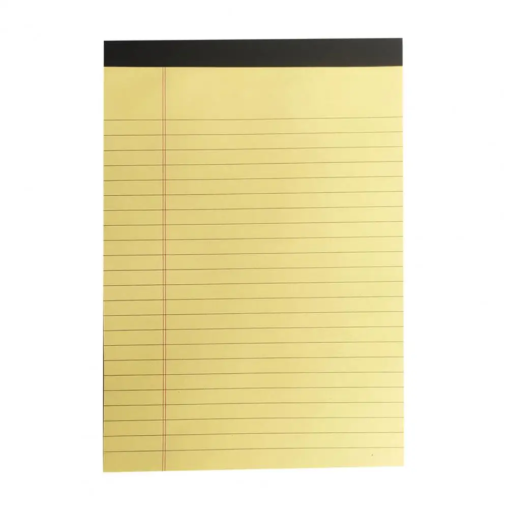 Almohadillas forradas compactas para estudiantes, juego de bloc de notas coloridas para oficina, escuela, toma de notas, 4 paquetes de almohadillas de papel forradas con dúplex