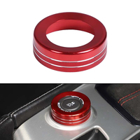 1x For Corvette C7 2014-2019 Center Console Correct Connector Direct Installation Knob Alloy Trim Ring Durable