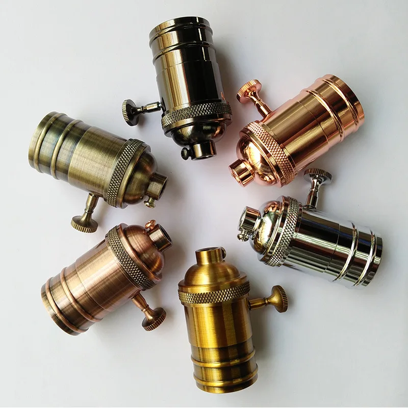 

Гальванизированный медный фотодержатель, латунный материал, серебряная/античная латунь/Блестящая черная Подвеска из 100% меди «сделай сам», розетки для лампы