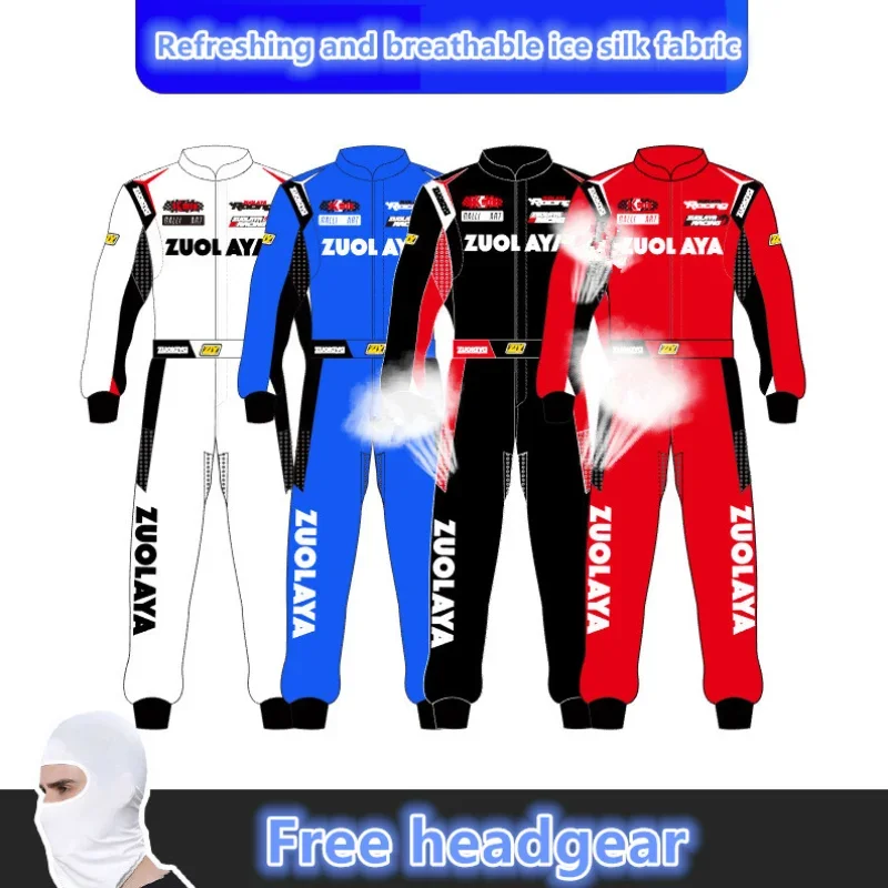 

2024 New Kart Off-road Vehicle UKT Rally Adult Racing Suit Ice Silk Style Training Suit Racing Karting Suit Motorcycle Outdoor