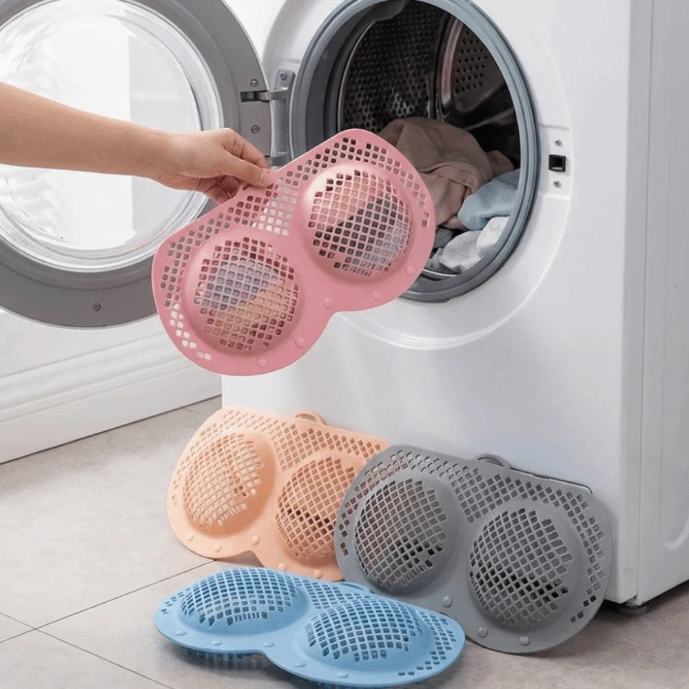 Mesh Silicone Bras Wash Bag Anti Deformation Ventilated Bras Storage Bag Protective Machine Washable Bras Laundry Bag
