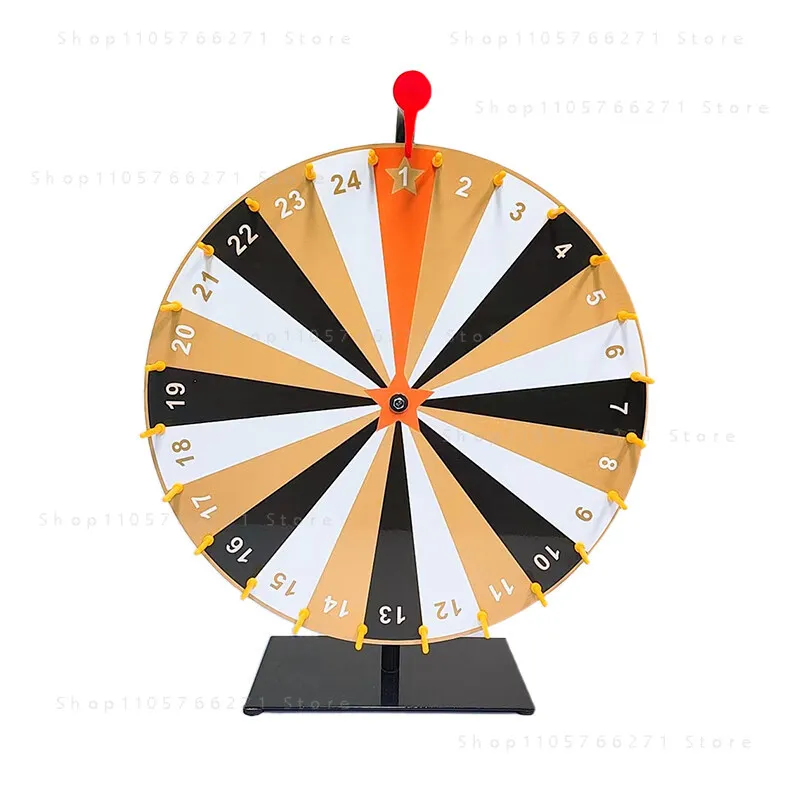 Digital Lottery Spinning Wheel - Creative Desktop Roulette for Games, Activities & Fun Teaching Props