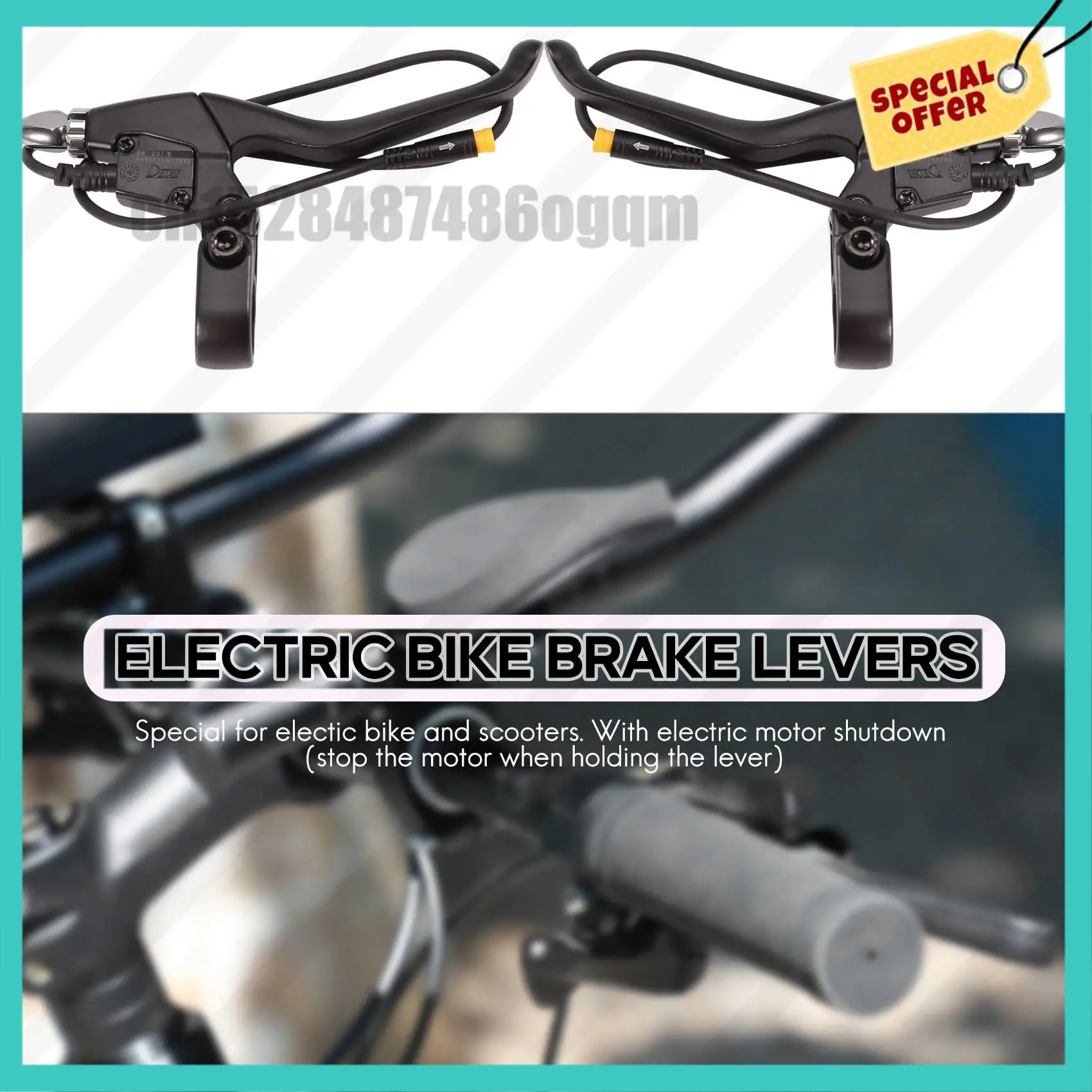 -ABJZ 전자 자전거 전기 자전거 브레이크 레버 자전거 브레이크 핸들 Bafang BBS01 BBS02 용 산악 도로 자전거 브레이크 레버