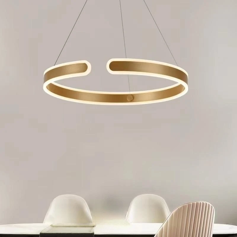 

Modern Led Living Room Chandeliers Dining Table Ceiling Chandelier Kitchen Hanging Light Fixture Dimmable Indoor Lighting Lamp