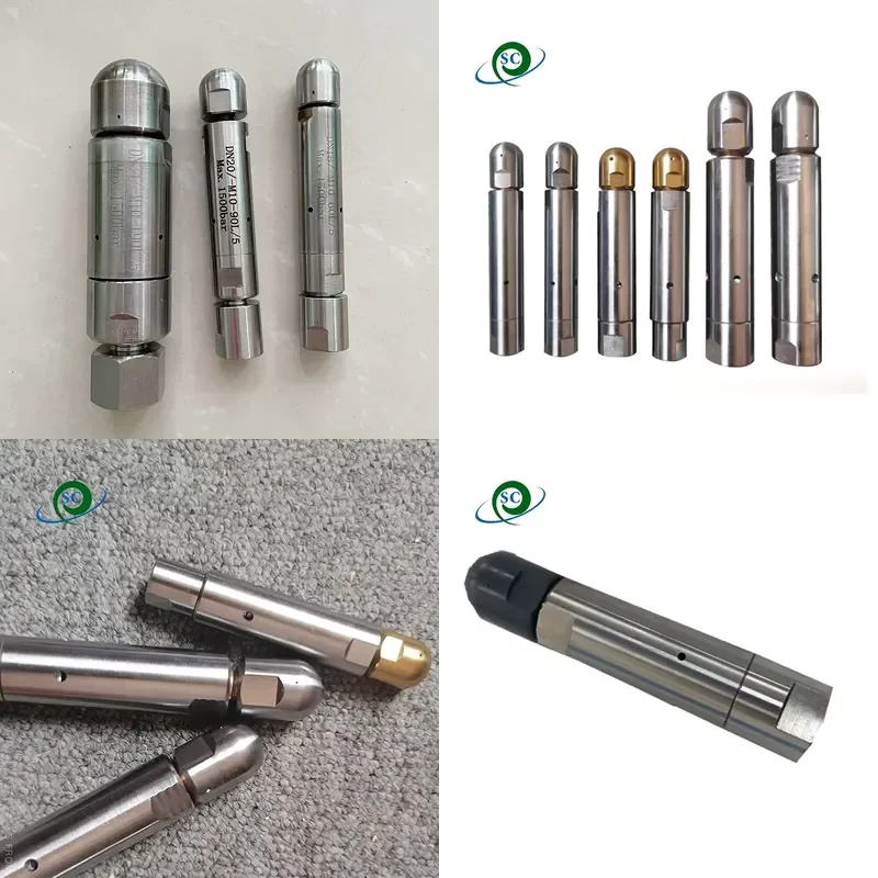 1500bar Waterblast Banshee Nozzle Ultra-high Pressure Self-Rotary Water Jet Spinning Cleaning Nozzle for Boiler Heat