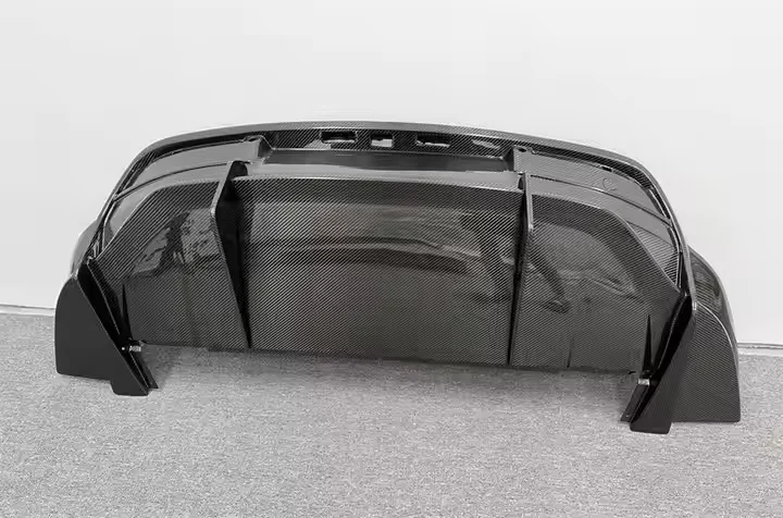 New 2019-2021 for Porsche for Taycan Dry Carbon Fiber Rear Diffuser Rear Lip Body Kit Plastic Bumper Car Body Kits