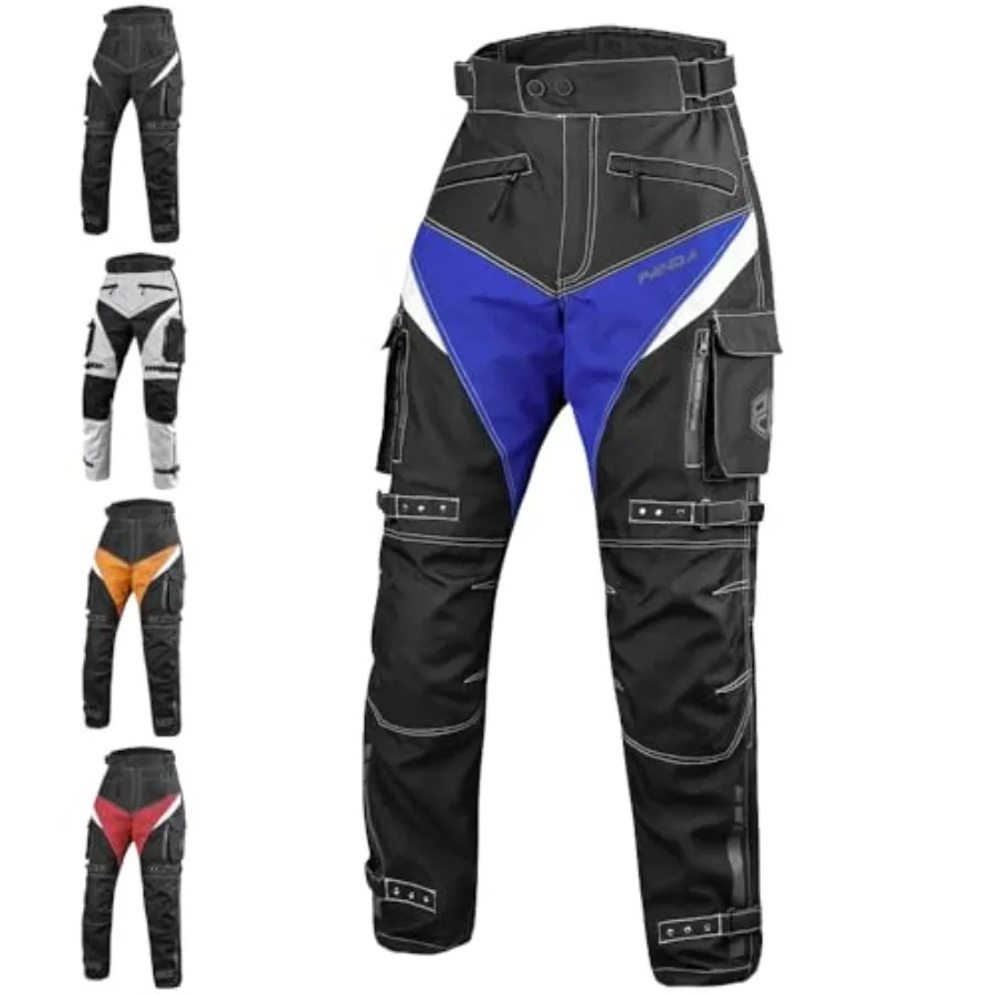 

Motorcycle Pant for Men and Women Cordura Protective Impact Armo Enduro Dual Sports ATV Touring All Weather Riding Overpants