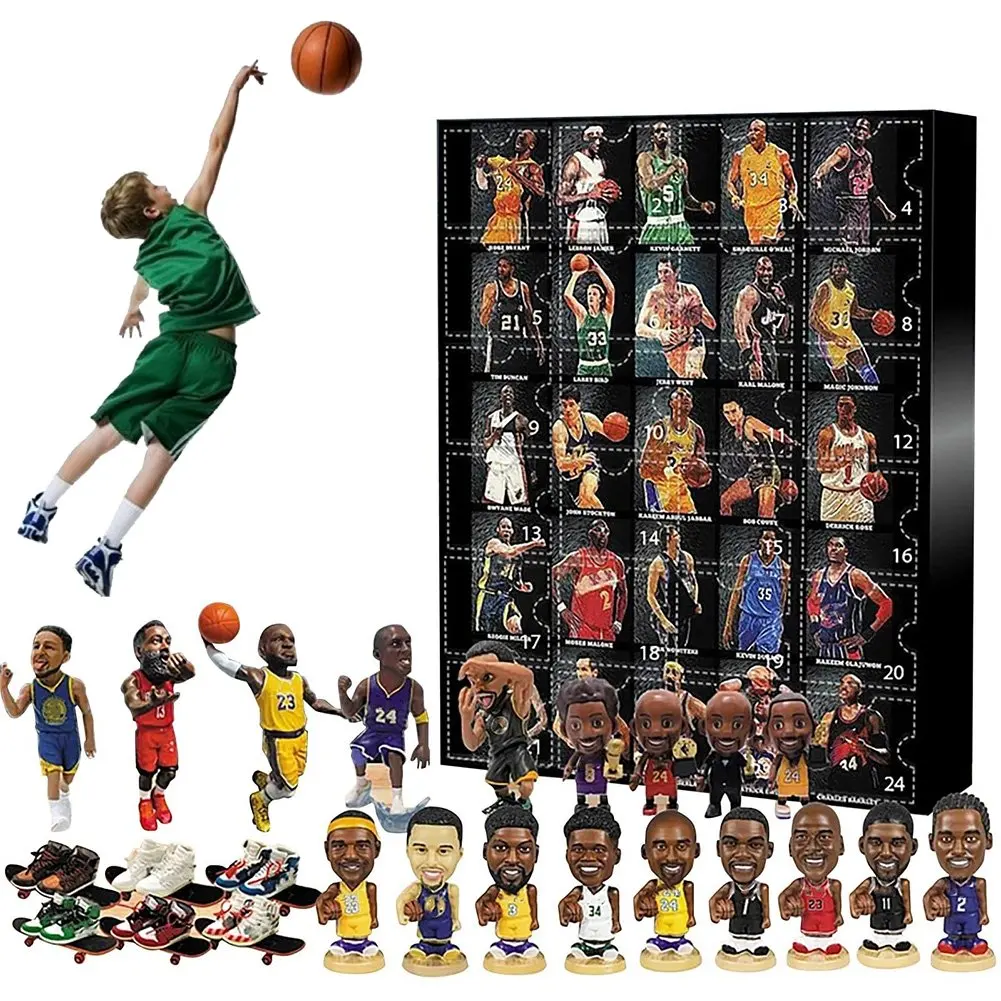 

Basketball Advent Calendar 2024 24 Days Christmas Countdown Calendar Holiday Advent Calendar Xmas Gift for Kids Adults Teen Boys