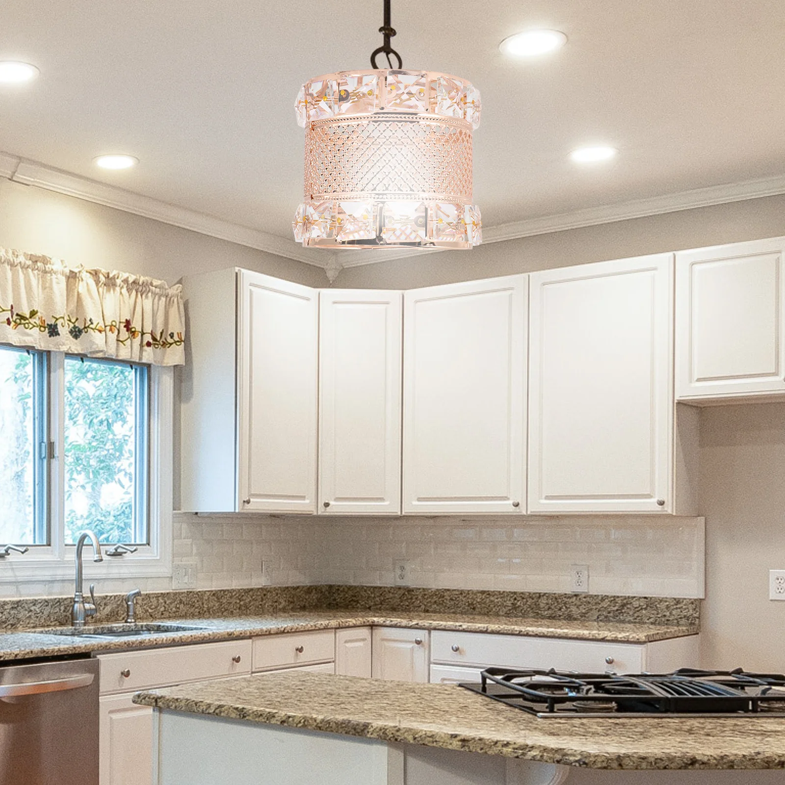 

Ceiling Lamp Hanging Shade Replacement Shades Light Golden European Style Lampshade Cover