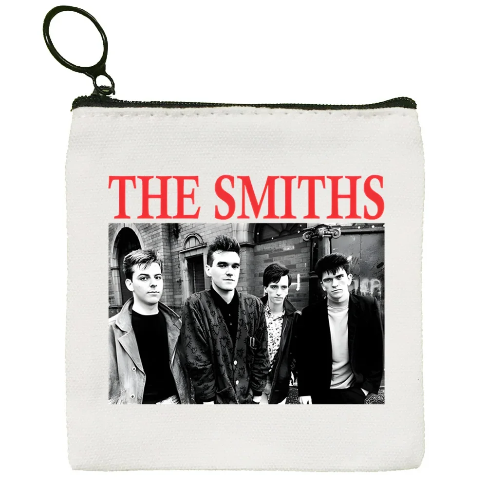 The Smiths Coin Purse, Morrissey 1980 Canvas Bag, Rock Small Square Bag, A rainha está morta Key Bag, Saco de cartão de armazenamento