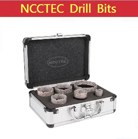 

[M14 6pcs/Set] Diamond Vacuum Brazed Core Drill Bits Kit |20 35 40 38/45 50 68mm Hole Saw Cutter Crowns Drilling Granite Ceramic