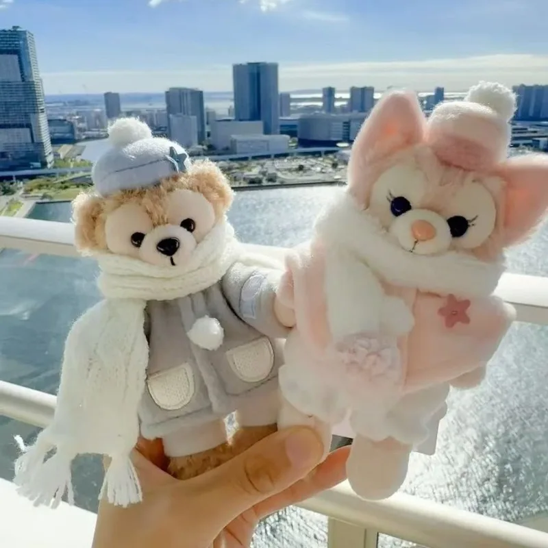 أنيمي ديزني لينا بيل الشتاء يوم منامة حلي معلقة أفخم المفاتيح دمية لطيف دمية حقيبة السحر الفتيات Kawaii الكرتون 2025