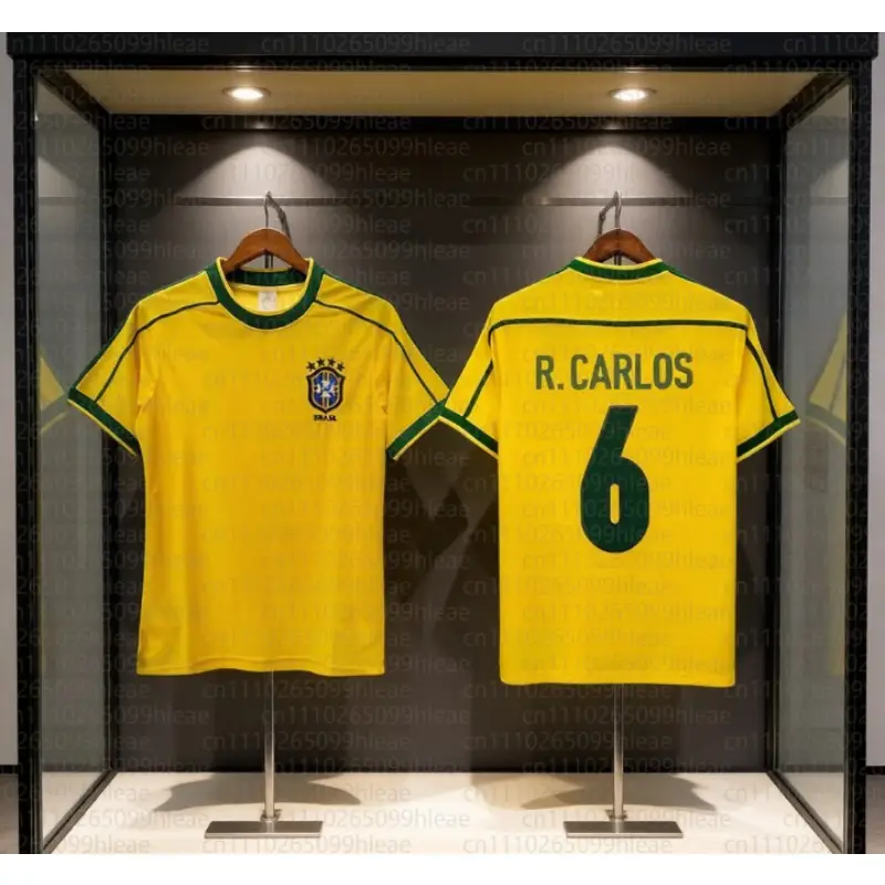 Camiseta Esportiva Familiar de Verão para Pais e Filhos, Estampa 3D Brasil, Respirável, Futebol, Secagem Rápida, Gola V