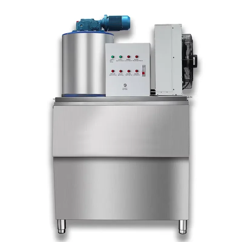 Manufacturer-Supplied Ultra Large Scale Fully Automatic Flake Ice Maker Daily Output 2.5T 600kg Ice Storage Capacity