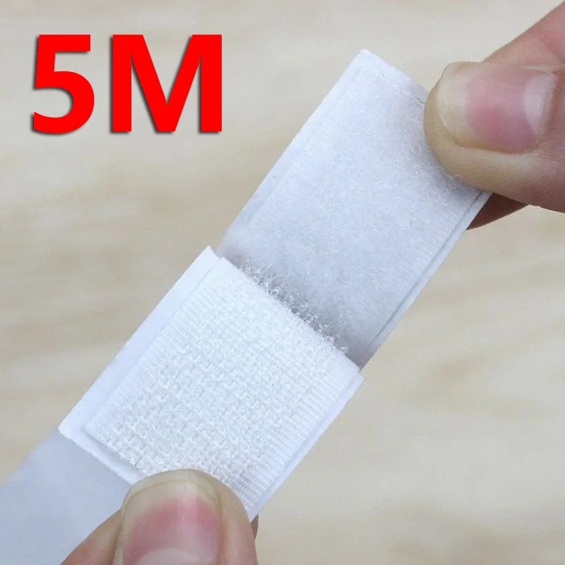 5Meter Magische Sticker Tape Scratch Tapes Zelfklevend Extra Sterke Dubbelzijdige Zelfklevende Sticker Krachtige Haak En Lus Bevestiger