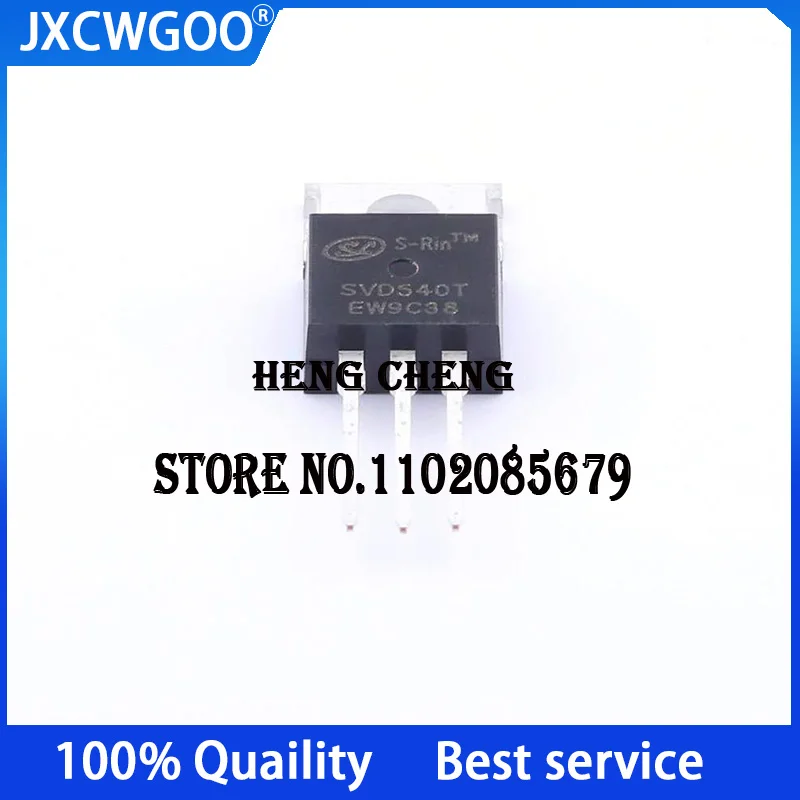 10PCS 100%New Original SVD540T TO-220 N-channel 100V 33A Field-effect transistor