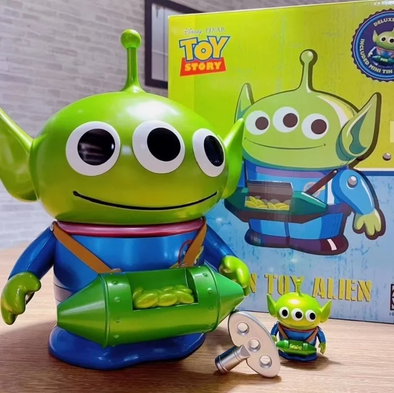 

Herocross Toy Story 30cm Three Eyed Boy Action Figure Simulation Iron Leather Shaped Vinyl Model Collection Trendy Toy Gift