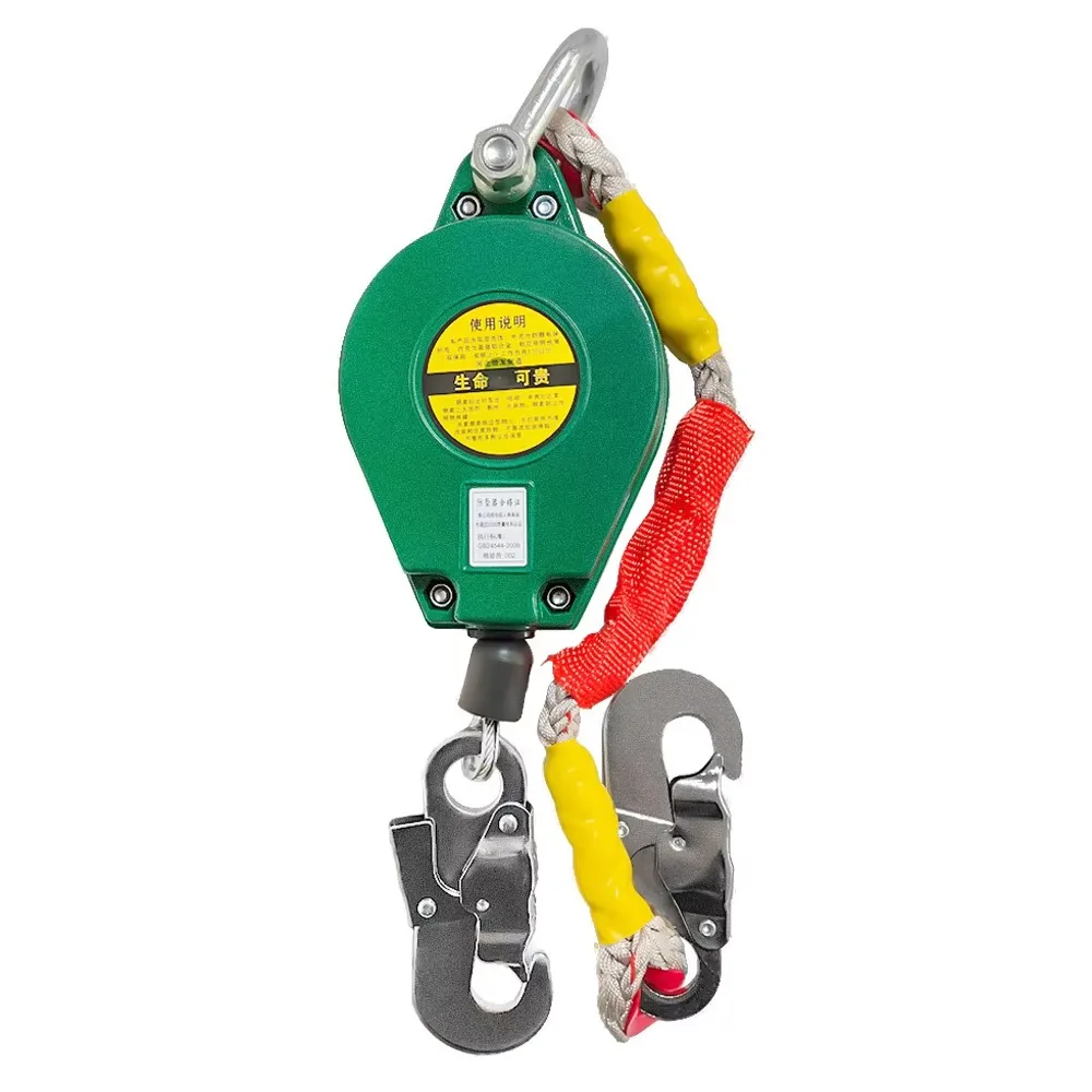 3M/10M Self-Locking Fall Arrester Aerial work Ladder Tower Crane Fall Arrester Speed Differential Self lock Retarder