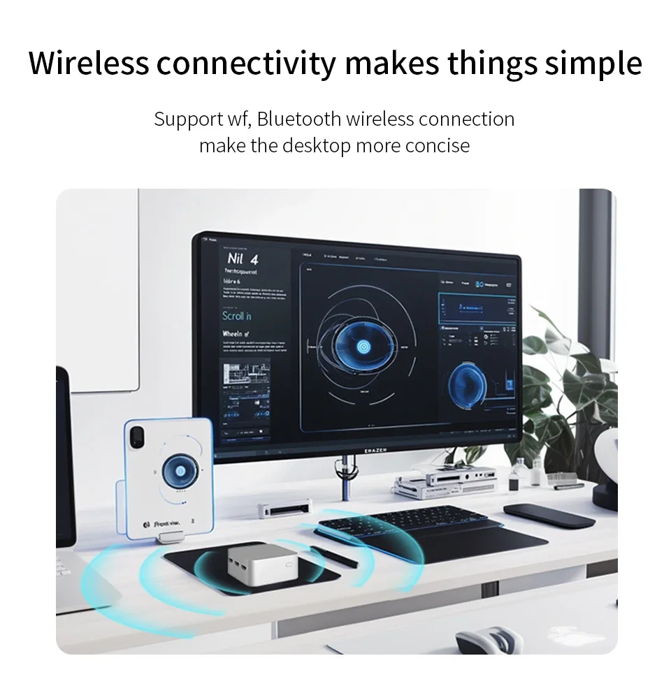 FIREBAT T8 pro Quad Core Desktop PC Intel N200/N100 Windows 11 pro