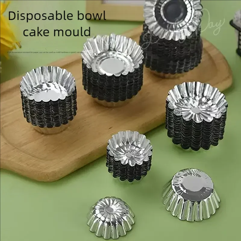 Pastel de arroz glutinoso en forma de tazón, pastel de castañas de agua al vapor, pudín de pastelería con borde horneado, molde para tartas de huevo