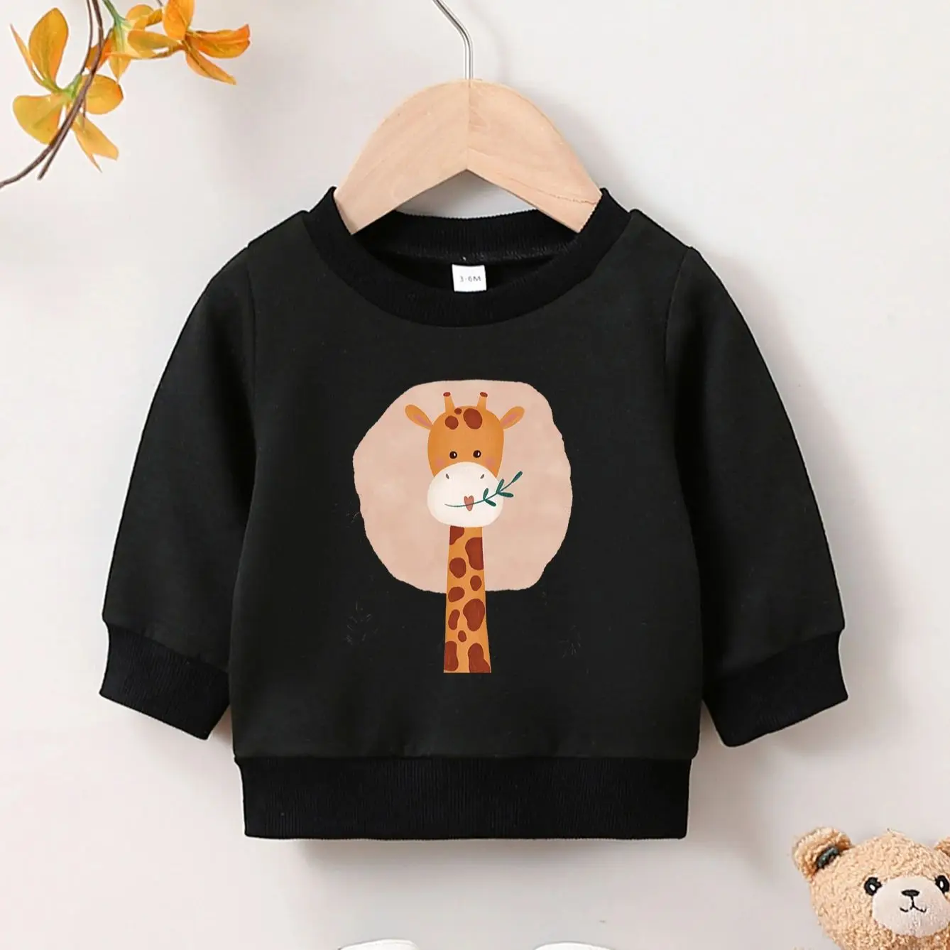 Autumn And Winter Cute Cartoon Casual Printed New Hoodies For Girls Aged