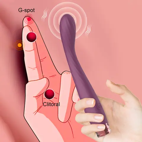 Vibratore per punto G per principianti per donne 8 secondi per l'orgasmo Vibrazioni a forma di dito Stimolatore del clitoride del capezzolo Giocattoli del sesso per donne adulte