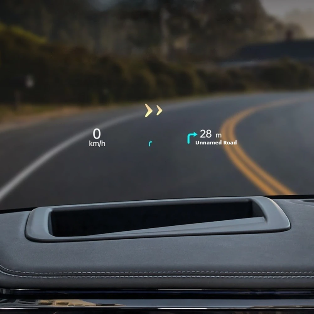 For DENZA B8 HUD Head Up Display Protective Frame Dashboard Shield Cover Auto Interior Modification Accessories