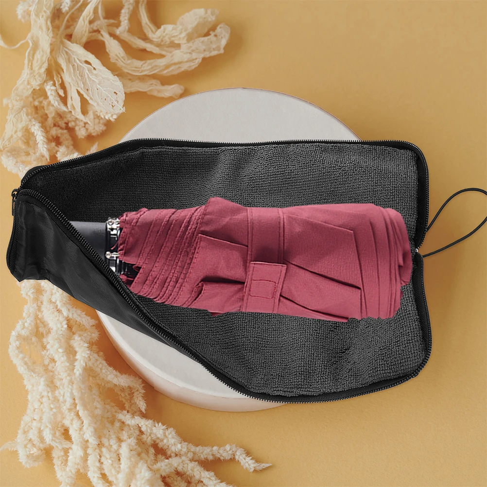 

Umbrella Waterproof Holder Grey Color Long Handle Cover Portable Umbrella Bag With Strap Storage Case for Travel Hanging Folding