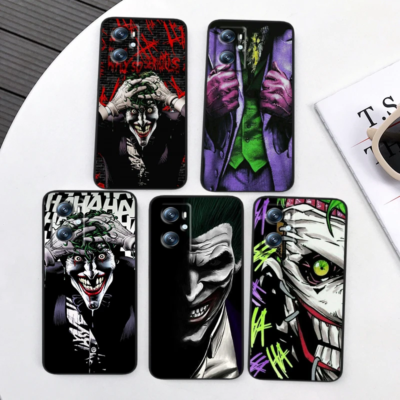 Villain The J-Joker Personality For OPPO Find X6 X5 X3 A54S A5 A94 A16 A53S A57 A74 A72 A98 A78 A96 A9 5G Black Cover