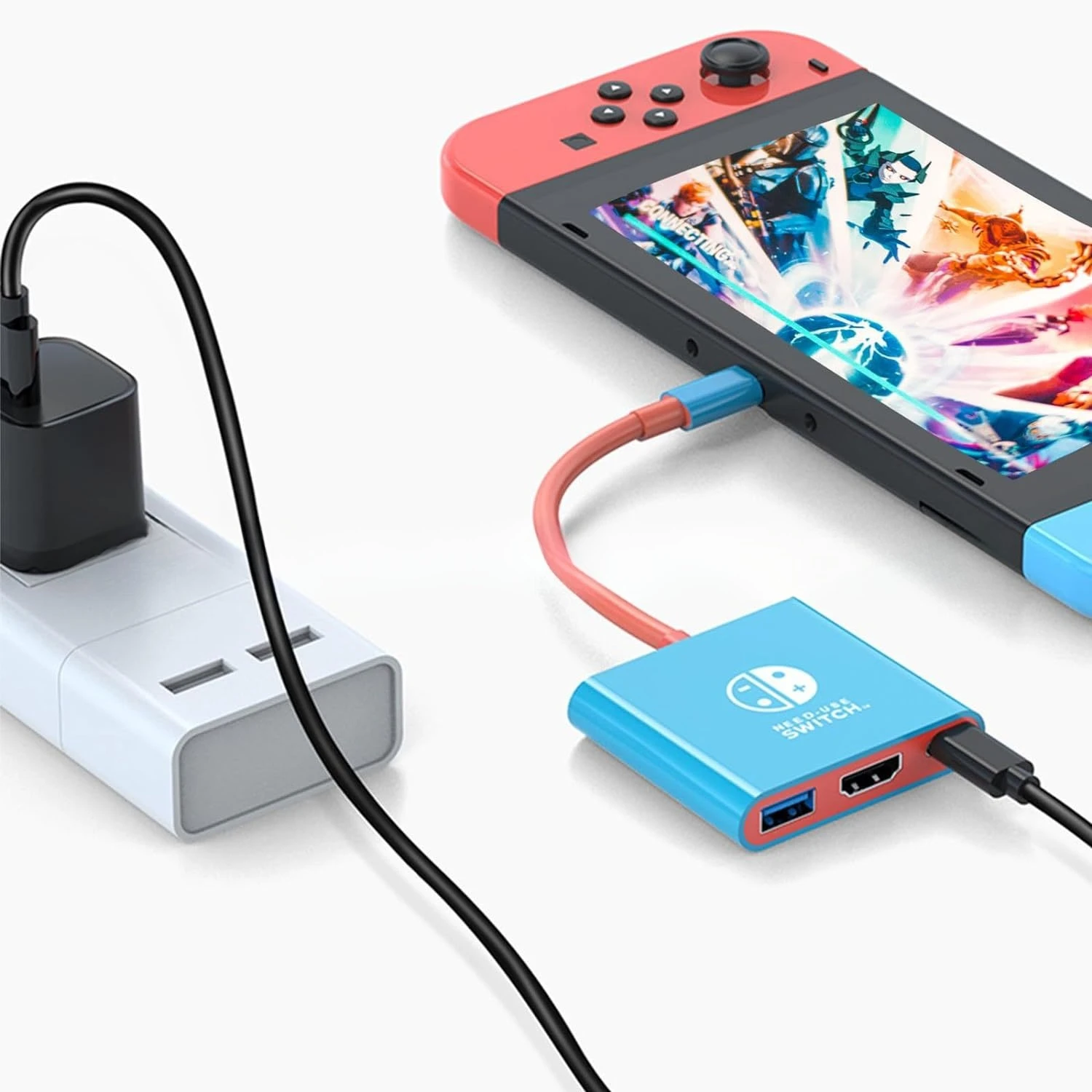Portable docking station display dongle, host conversion, docking station hdmi connection base adapter