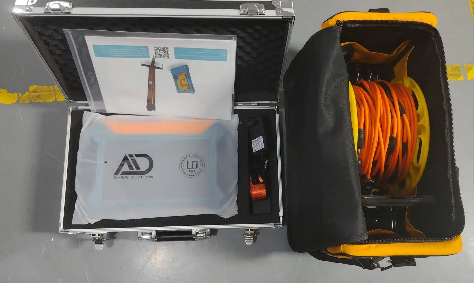 ADMT-600SX-32D 32 Multi Channel 0m-600m Depth 3D Touch Screen Deep Underground Water Detector
